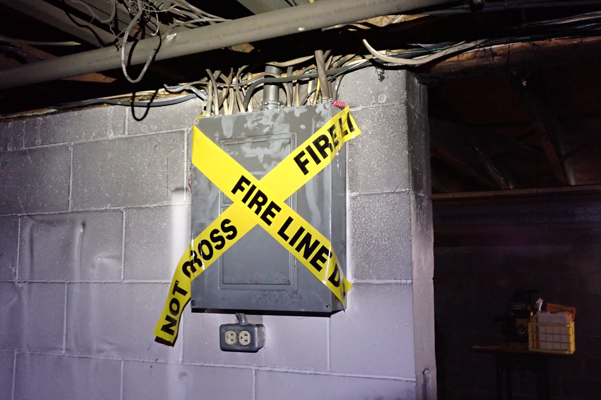 Fire investigation electrical system